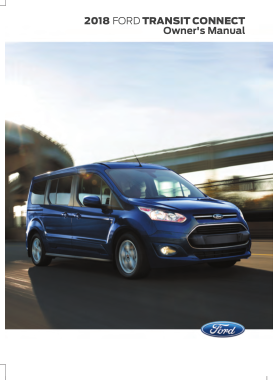 2018 Ford Transit Connect Owners Manual